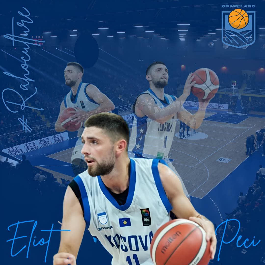 Zyrtare: Eliot Peci transferohet te GrapeLand Basketball, përforcim i ri në pozitën 1